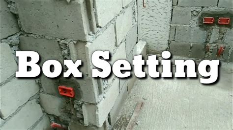 attach junction box to cinder block|electrical box for concrete block.